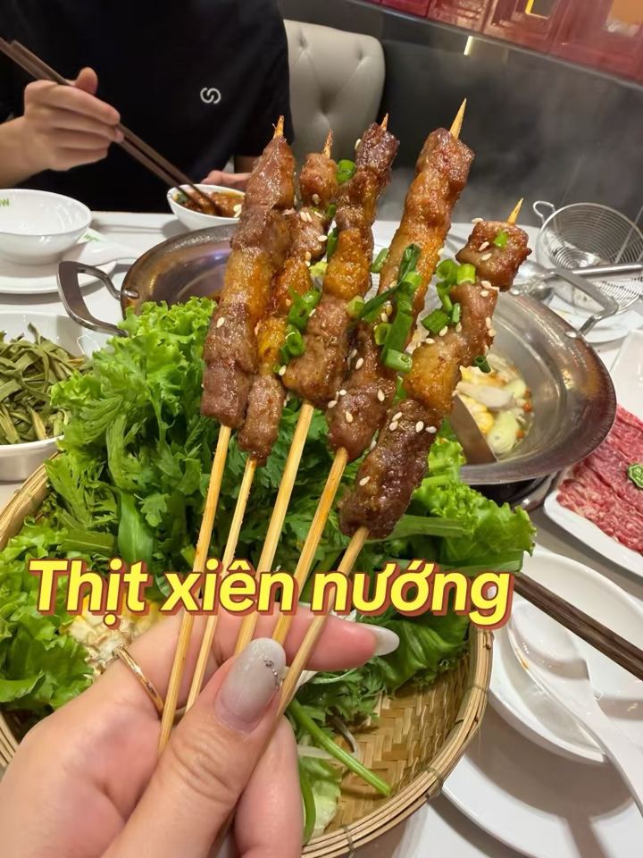 Xiên bò nướng